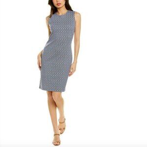 J. McLaughlin Women's Devon Bainbridge Sleeveless Crew Neck Fit Dress Size L